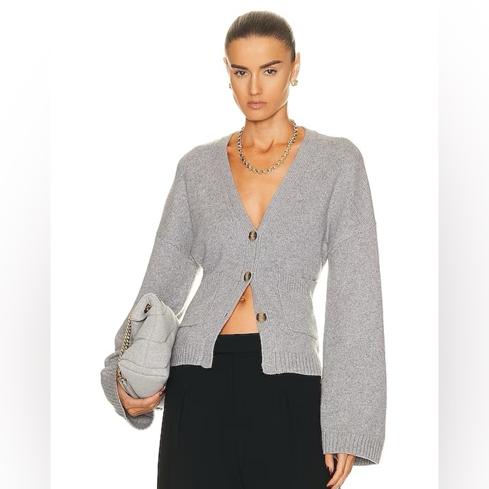 Helsa Sanna Cardigan in Heather Grey